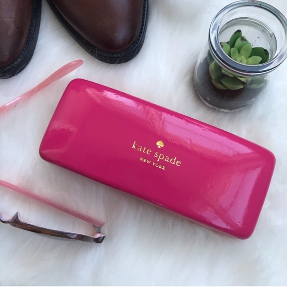 kate spade Accessories - Kate Spade ♠️ Pink and Orange Eyeglass Case